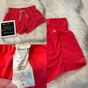 Hurley Vibrant Red Athletic Board Shorts | Women’s Medium